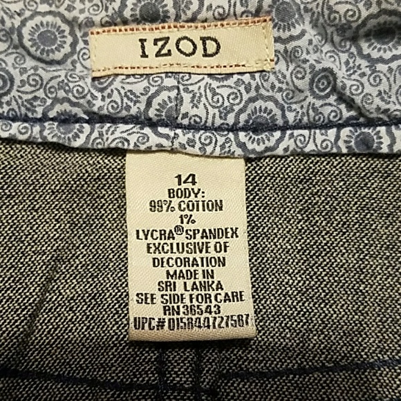 Izod jeans mini skirt. - Picture 4 of 7